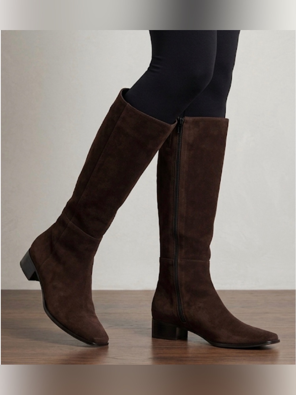Browns Couture Chocolate Brown Suede Boots - Made in Italy - Sz 7.5